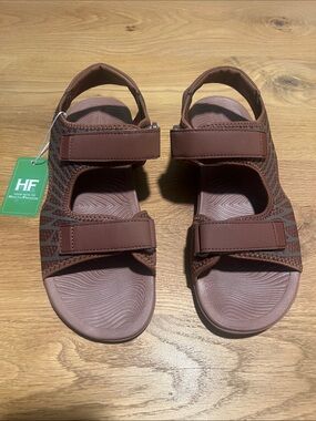 Hike Footwear HF Baresandals III Chocolate Brown Barefoot Sandals 9/9.5 NWT
